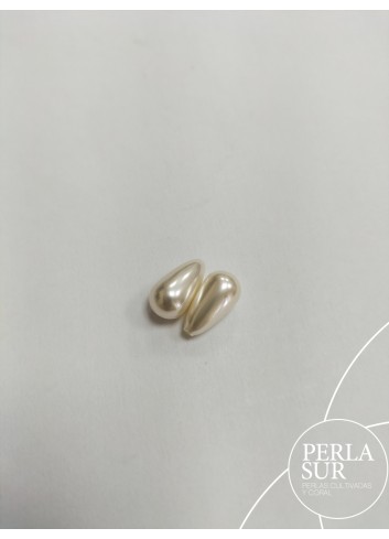 Pareja Perilla shell 1/2t 7x13mm champagne