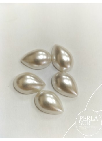 Cabujón lágrima 9x14mm