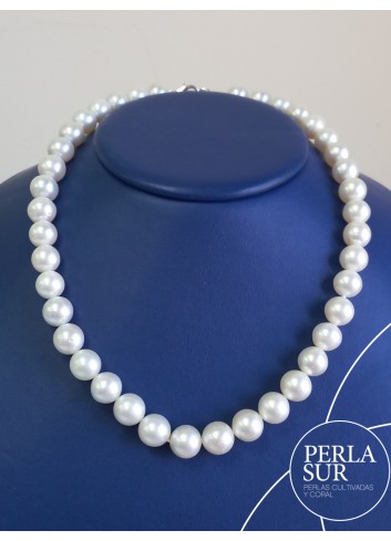 Necklace 10 to 111mm Round Australian Pearls