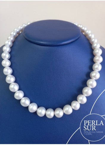 Collar perla australiana SR 10 a 11mm 40p 41'5cm