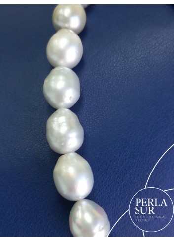 Collar perla australiana B 10'2 a 12mm 35p 42cm