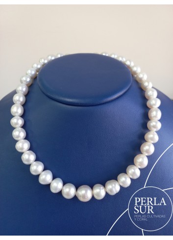 Collar perla australiana B 9 a 11'4mm 40p 40'5cm