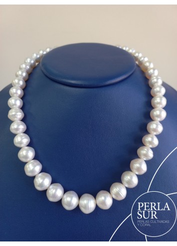 Necklace 9x13mm Baroque Australian Pearls