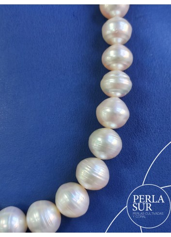 Necklace 9x13mm Baroque Australian Pearls