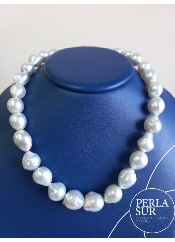 Necklace 12´3x15mm Baroque Australian Pearls