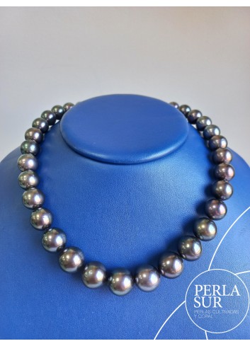 Collar Tahití 10x14'60mm Red.Tono Oscuro