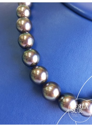 Collar Tahití 10x14'60mm Red.Tono Oscuro