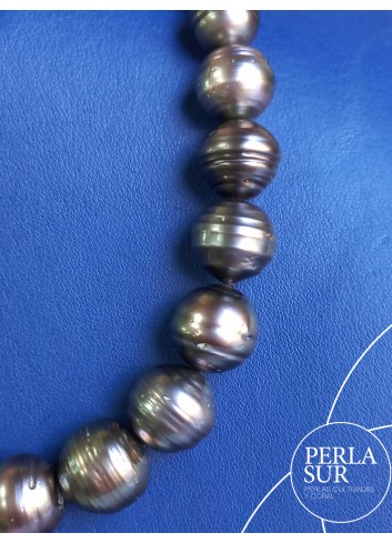Collar Tahití 10'6x14'8mm Barroca Círculos