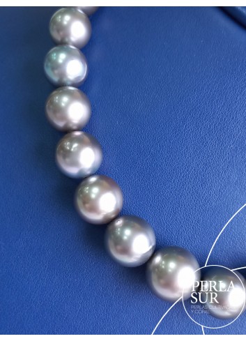 Collar Tahití R 10'2x14'8mm Gris Berenjena