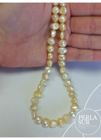 Strand 9-9'5mm Baroque Lemon