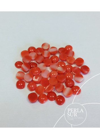 Cabujón 4mm antik coral japonés