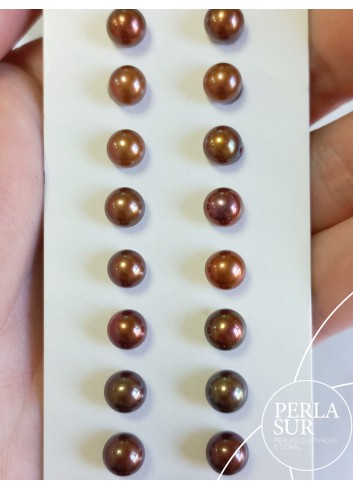 Par perla 1/2t 6-6'5mm Chocolate