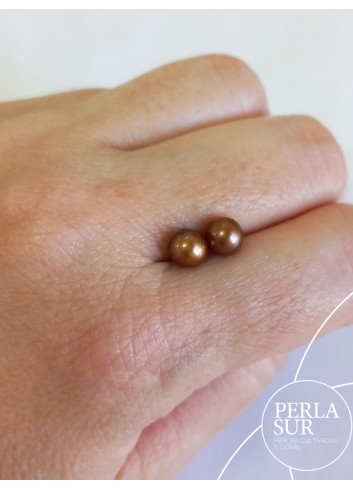 Par perla 1/2t 6-6'5mm Chocolate