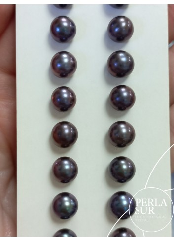 Par perla 1/2t 7-7'5mm azul peacock