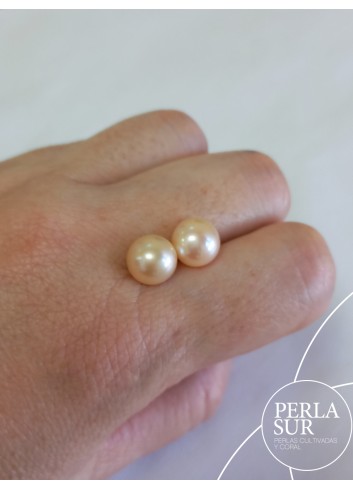 Par perla 1/2t 9-9'5mm Salmón (CN)
