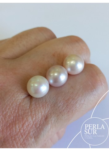 Perla 10-10'5mm Esférica Color Natural SIN taladro