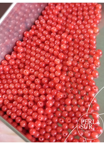 Bola 1/2t 2'5-3mm coral mediterráneo