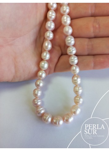 Strand 8-8'5mm Baroque circle natural colour