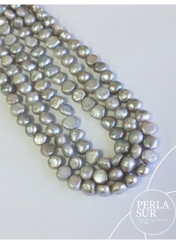 Strand 10-11mm Baroque Grey