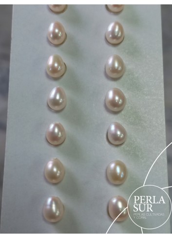 Par Oval 5x6mm 1/2T. Blanca