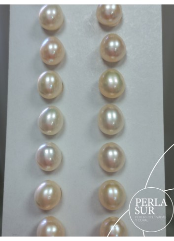 Par Oval 6'5-7x7mm 1/2T. Blanca