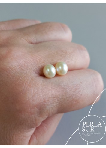 Par Oval 6'5-7x7mm 1/2T. Blanca