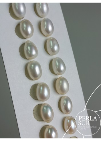 Par Oval 7x10mm 1/2T. Blanca