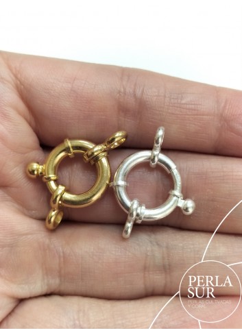 Sailor's clasp 14mm silver