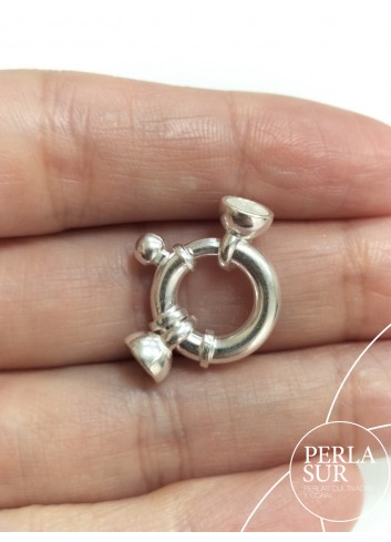 Sailor's clasp 14mm silver