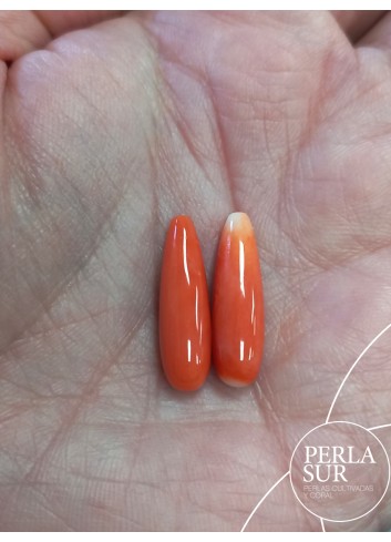 Par Perillas 6x20mm 1/2T coral japonés