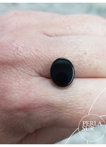 Agnes 10x12mm Camafeo Nácar Tahití + Ónix