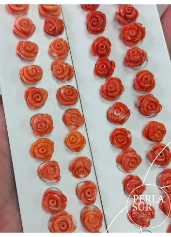 Par Rosa 10 a 11mm 1/2 T. Coral Japonés