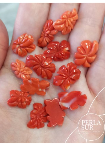 Flores de Hibisco Coral Japonés