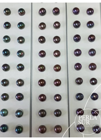 Par Botón Azul 10-10'5mm 1/2t Peacock