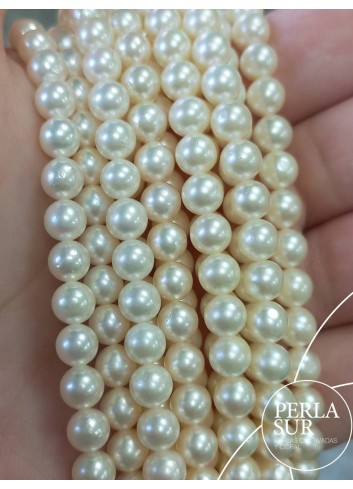 0156425 - AKOYA Strand 5'5-6mm round white pearls