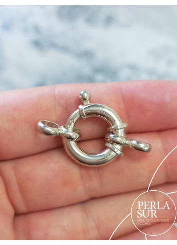 Sailor's clasp 18mm silver