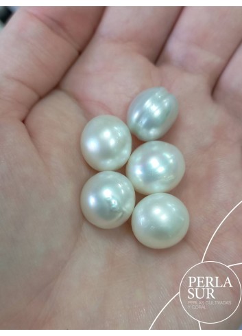 Perla Australiana 13-14mm Botón