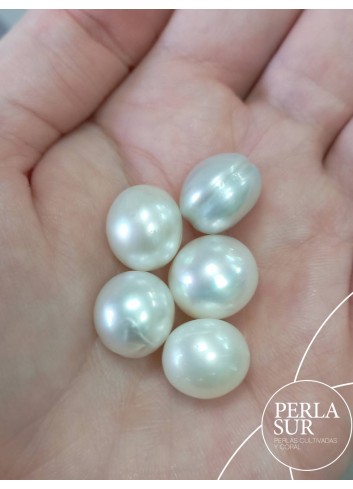 Perla Australiana 13-14mm Botón