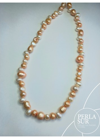 Hilo Barroca/Oval 8-9mm Otoño 40cm