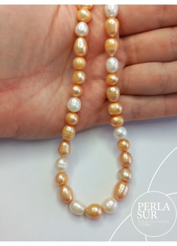 Hilo Barroca/Oval 8mm Otoño 40cm