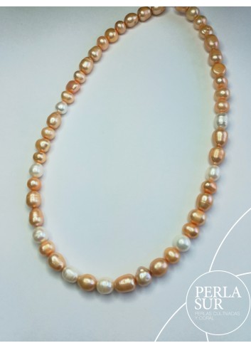 Hilo Barroca/Oval 8mm Otoño 40cm