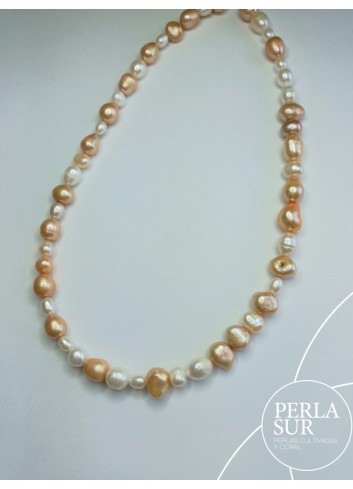 Hilo Barroca/Oval 5-8mm Otoño 40cm