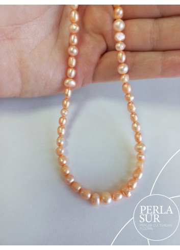 Baroque Drop Autumn 4-6mm 39cm strand