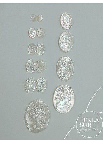 Surtido Camafeos Nácar Australiana