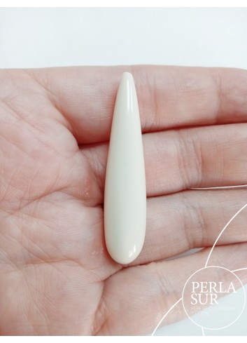 Perilla 10x45mm 1/2t sintético (marfil)