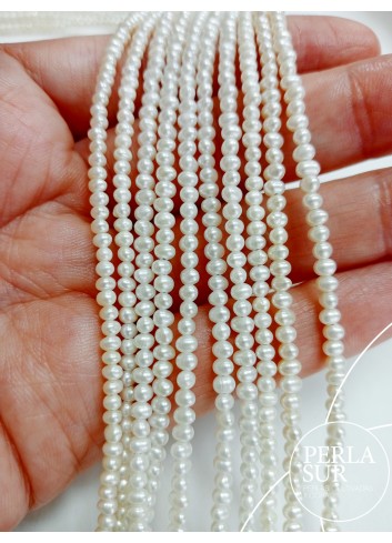 Hilo perla patata 2'5-3mm blanca