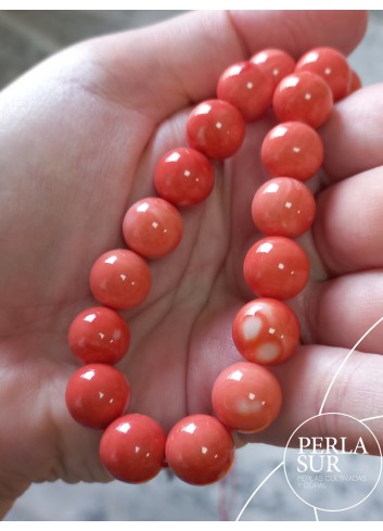 Hilo Bola 11-11'5mm Coral Japonés