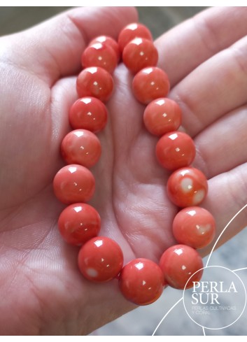 Hilo Bola 11-11'5mm Coral Japonés