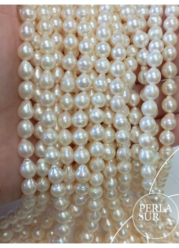 Strand 6'5-7mm Baroque Akoya pearls