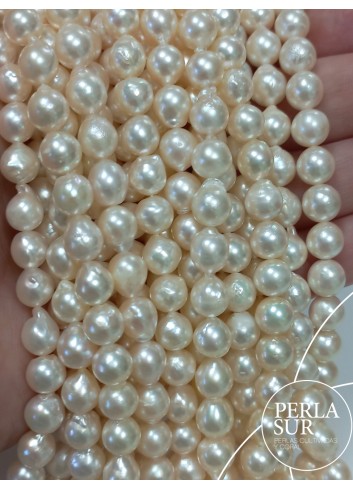 Strand 7-7'5mm Baroque Akoya pearls